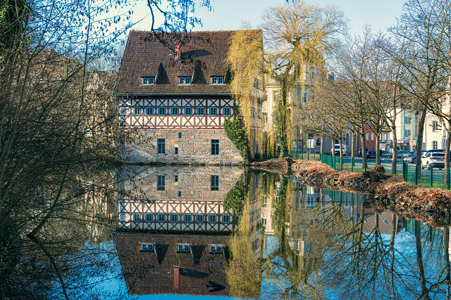 Der Rittersteich in Coburg