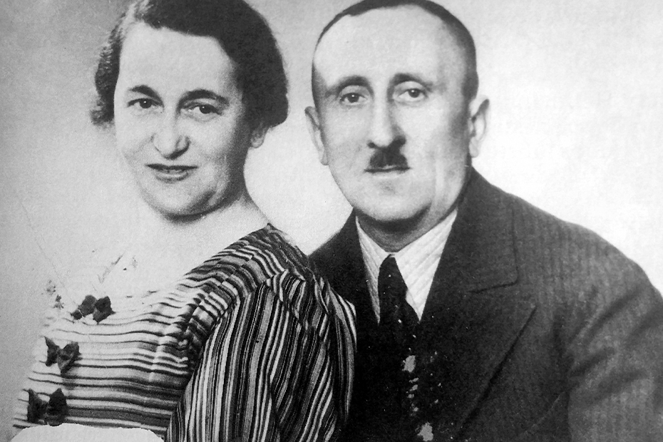 Max Hellmann (1889-1942), Händler für Öle und Schmierstoff e, und seineEhefrau Katinka Hellmann (1893-1942), deportiert aus Lichtenfels.